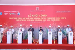 Lễ khởi công xây dựng đường Vành đai 4 Vùng Thủ đô Hà Nội sáng 6-9