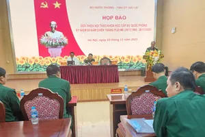 Họp báo giới thiệu hội thảo khoa học “Chiến thắng Plei Me - Tầm vóc, ý nghĩa và bài học lịch sử” chiều 10-11.