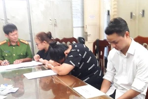 Các đối tượng tại cơ quan công an