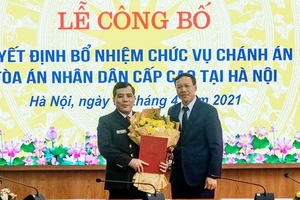 Ông Nguyễn Xuân Tĩnh được bổ nhiệm làm Chánh án Tòa án nhân dân Cấp cao tại Hà Nội