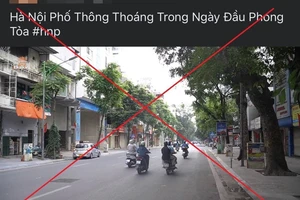 Xử phạt chủ trang “Hà Nội phố” vì đăng tin phong tỏa sai sự thật