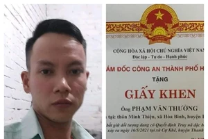 Khen thưởng thanh niên hỗ trợ tài xế taxi bắt tội phạm