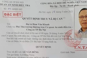 Đã bắt được Dũng “Vova” - đối tượng truy nã đặc biệt