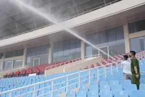 Kiểm tra phòng cháy trước trận chung kết bóng đá nam SEA Games 31