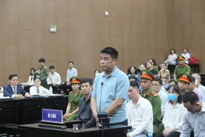 Bị cáo Nguyễn Văn Hậu tại phiên tòa