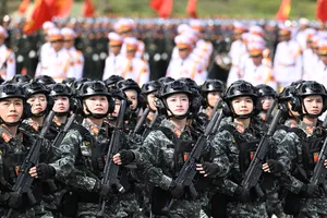 Chiêm ngưỡng độ "ngầu" của chiến sĩ tham gia diễu binh, diễu hành