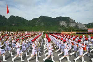 Gần 16.000 cán bộ, chiến sĩ tham gia tổng hợp luyện diễu binh, diễu hành lần thứ 3