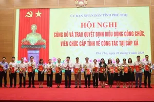 Phú Thọ: Điều động công chức tỉnh về làm việc ở xã