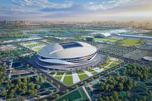 Khởi công sân vận động mái che 60.000 chỗ theo tiêu chuẩn FIFA