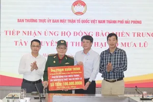 Trong 1 tuần, TP Hải Phòng tiếp tục vận động được hơn 10 tỷ đồng ủng hộ tỉnh Đắk Lắk