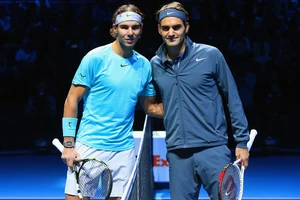 Bộ đôi Nadal- Federer trị giá 200 triệu USD lần đầu tiên sát cánh cùng nhau