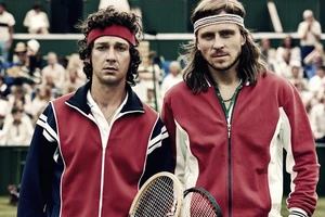 Hình ảnh chủ đạo của phim "Borg đối đầu McEnroe"