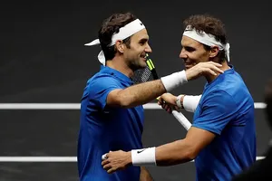 Roger Federer và Rafael Nadal sát cánh cùng nhau lần đầu tiên