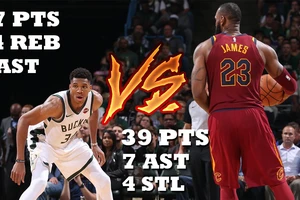 "Quái thú" Hy Lạp đã đánh bại James