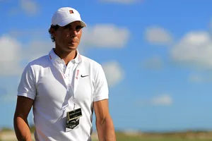 Nadal xem giải golf ở Bahamas hồi đầu tháng 12 này