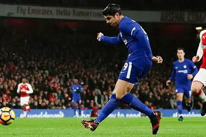 Tình huống Morata bỏ lỡ cơ hội đầu tiên