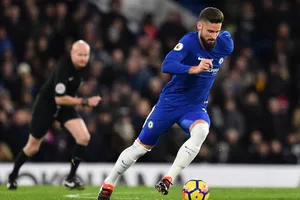 Giroud chơi bóng khá thành công trong trận đấu với West Brom