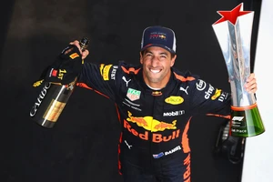 Niềm vui chiến thắng của Daniel Ricciardo