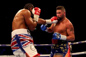 Tony Bellew trong trận thắng David Haye