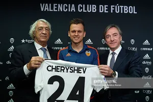 Denis Cheryshev trong lần đầu quân cho Valencia hồi năm 2016