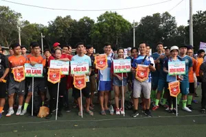 Các cầu thủ tham dự giải đồng hương Huế