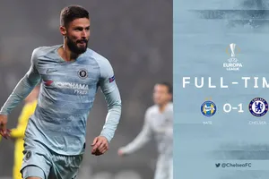 Giroud ghi bàn thắng duy nhất, giúp Chelsea đánh bại BATE 1-0