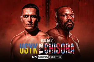 Hình ảnh quảng bá trận Usyk - Chisora