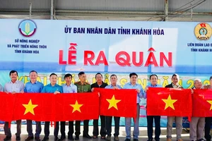 Khánh Hòa: Ra quân khai thác hải sản năm 2025