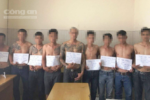 綁架阿N的團夥。（圖片來源：胡志明市公安報）