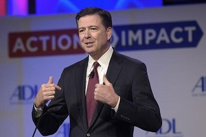 剛被美國總統開除的聯邦調查局局長科米。（圖片來源：AP Photo/Susan Walsh）