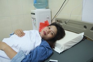 河內市都市環境公司女工陳氏清（圖片來源：強吳）