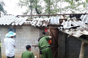 瓦斯瓶爆破現場（圖片來源：互聯網）