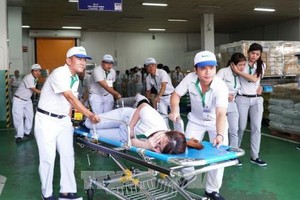 集體食物中毒處理調查演習。