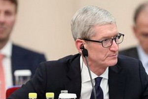  蘋果公司首席執行官庫克。