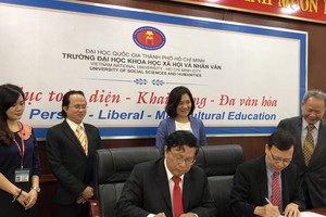 市人文社會科大與台灣長榮大學合作。