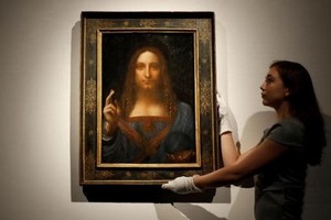 以4億5030萬美元售出的達芬奇作品《救世主》。