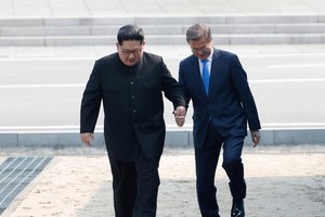 金正恩領導人邀文在寅總統進入朝鮮一方。