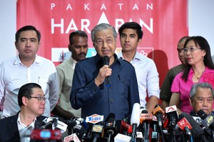 馬哈蒂爾總理表示可能只擔任一兩年大馬總理。