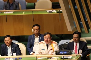 越南警察積極參與聯合國各項活動