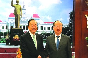 市委書記接見中共中央宣傳部長