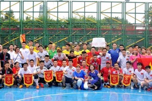 澳門越南同鄉友聯會舉辦青年足球賽。