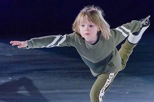 虎父無犬子！5歲的小普魯申科表演賽亮相。