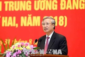 黨中央政治局委員、黨中央書記處常務書記陳國旺（圖源：TTXVN）