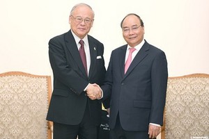 阮春福總理接見日越友好議員聯盟顧問