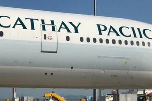 國泰航空拼錯自己名字