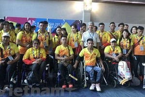 越南殘疾體育代表團。