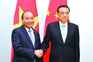 政府總理阮春福會見中國國務院總理李克強。