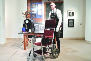 著名物理學家斯蒂芬‧霍金的輪椅