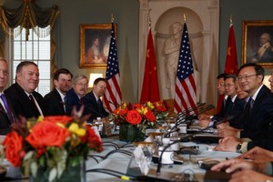 中美舉行第二輪中美外交安全對話。（美聯社）