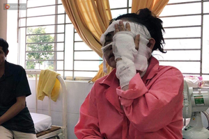 阿N獲民眾送往醫院急救，儘管獲治療，但雙目已失明